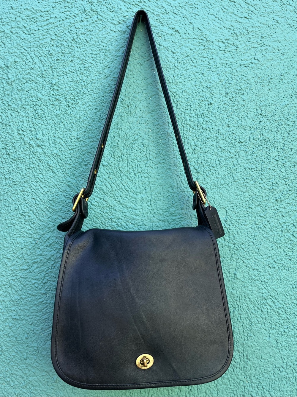 Vintage COACH Stewardess bag made in New York City 9525 Black